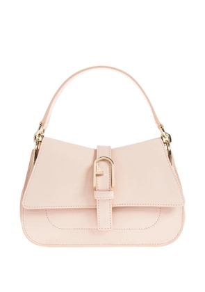 Furla mini Flow buckle leather tote bag - Pink