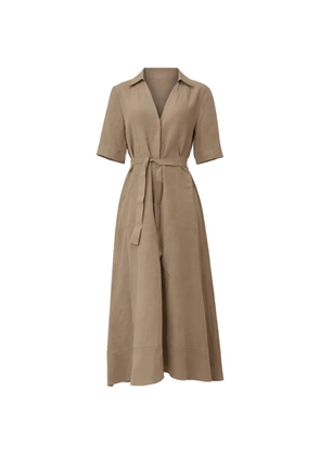 Marella belted dress - Neutrals