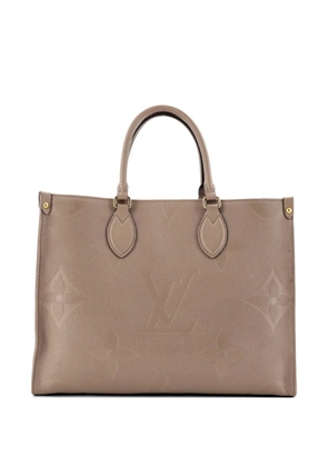 Louis Vuitton Pre-Owned OnTheGo Monogram Empreinte Giant MM tote bag - Neutrals