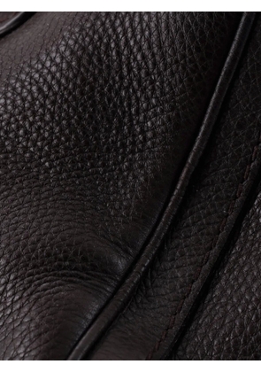 Gucci Pre-Owned Vintage Web Boston Bag Leather Medium satchel - Brown