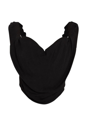Vivienne Westwood Sunday draped top - Black