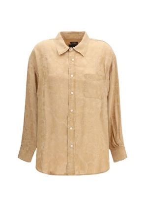 R13 Boyfriend button-up shirt - Orange
