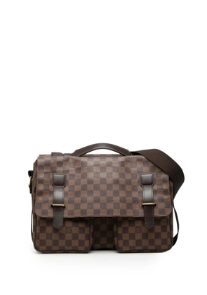 Louis Vuitton Pre-Owned 2000 Damier Ebene Broadway satchel - Brown
