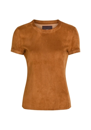Stouls crew-neck T-shirt - Brown
