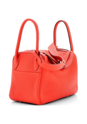 Hermès Pre-Owned Lindy Bag Clemence 26 shoulder bag - Red