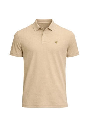 Brooks Brothers logo-embroidery cotton polo shirt - Neutrals