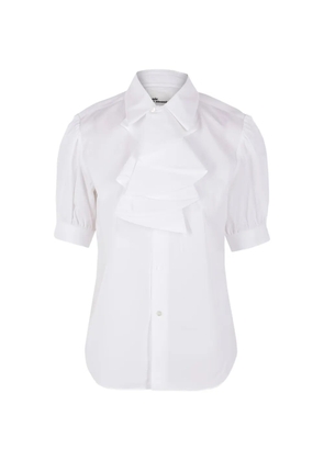 Comme Des Garçons ruffled shirt - White