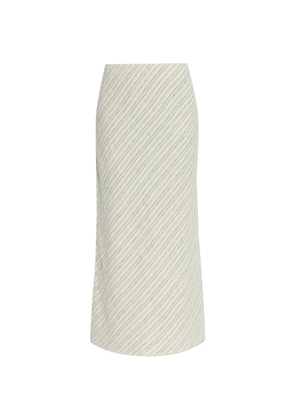 SAMSOE SAMSOE Saagneta striped maxi skirt - Neutrals