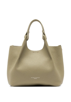 GIANNI CHIARINI Dua grained tote bag - Green