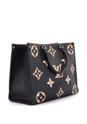 Louis Vuitton Pre-Owned OnTheGo Tote Bicolor Monogram Empreinte Giant MM shoulder bag - Black