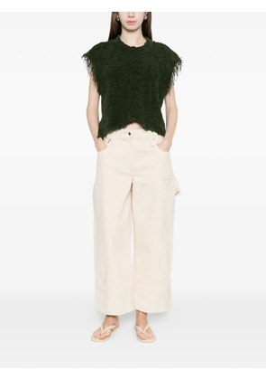 R13 cable knit vest - Green