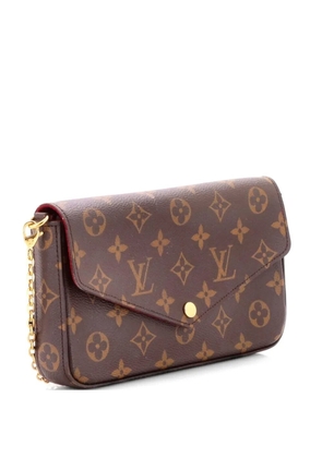 Louis Vuitton Pre-Owned Felicie Pochette Monogram Canvas crossbody bag - Brown