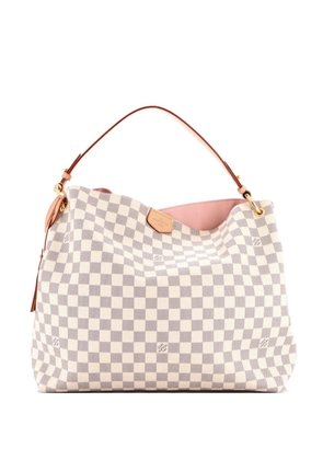 Louis Vuitton Pre-Owned Graceful Handbag Damier MM hobo bag - White
