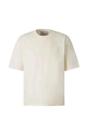 AMI Paris logo-motif T-shirt - Neutrals