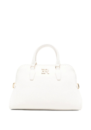 ERMANNO FIRENZE small Amy logo tote bag - White