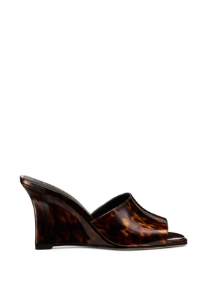 Stuart Weitzman Vinnie Wedge mules - Brown