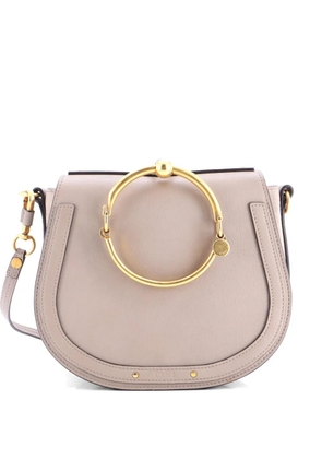 Chloé Pre-Owned Nile Leather Medium crossbody bag - Neutrals