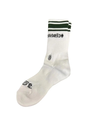 Chrome Hearts striped sport socks - White