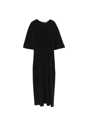JOSEPH Silsila gathered waistline split dress - Black