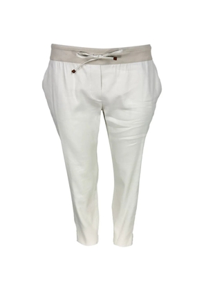 Lorena Antoniazzi drawstring trousers - Neutrals