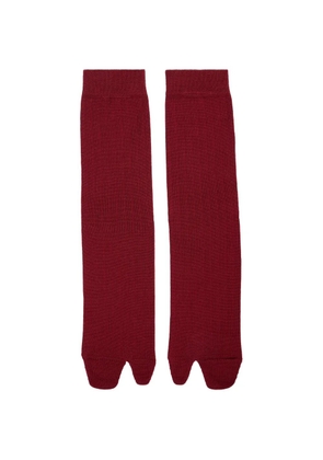 Maison Margiela Tabi cotton socks - Red