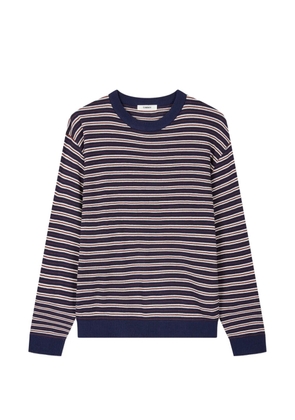 TOMBOY striped round-neck sweater - Blue