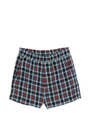 Namacheko Leonida checked shorts - Blue