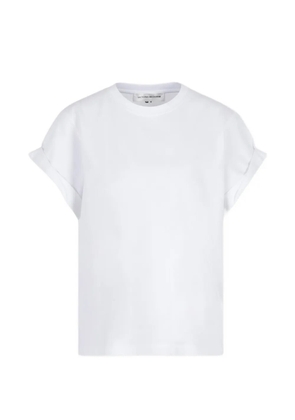 Victoria Beckham cuffed sleeve T-shirt - White