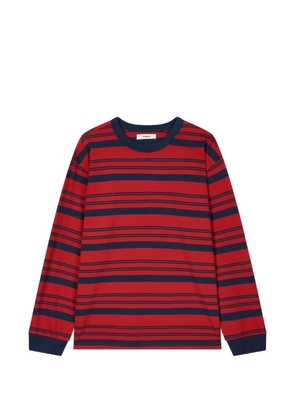 TOMBOY striped long-sleeve T-shirt - Red
