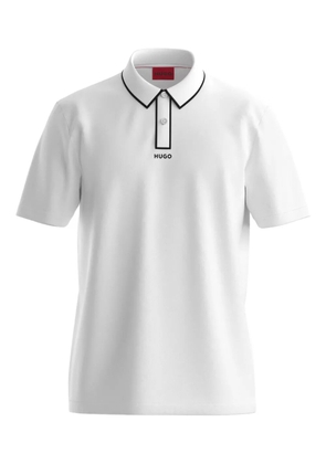 HUGO logo polo shirt - White