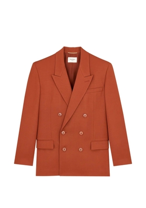 Saint Laurent double-breasted blazer - Orange