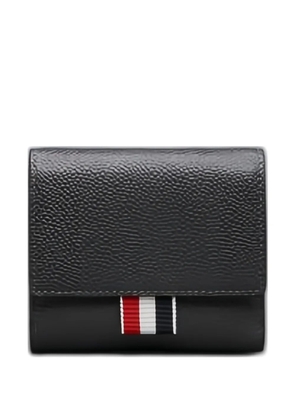 Thom Browne small pebble-grain wallet - Grey