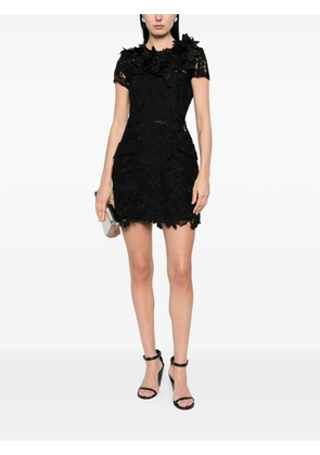 Sportmax macrame mini dress - Black