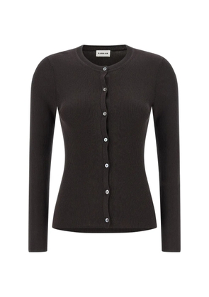 P.A.R.O.S.H. Cipria26 butonned cardigan - Brown