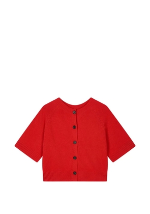 TOMBOY short sleeve cardigan - Red
