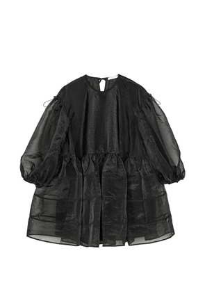Cecilie Bahnsen CBdarcy tie-detail mini dress - Black