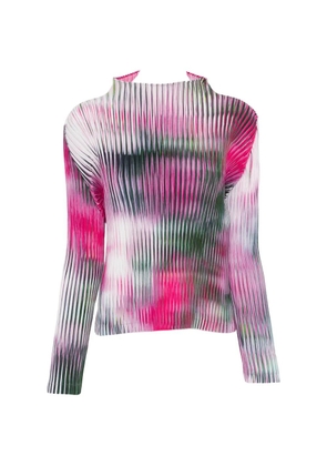 Issey Miyake obscure pleats top - Pink
