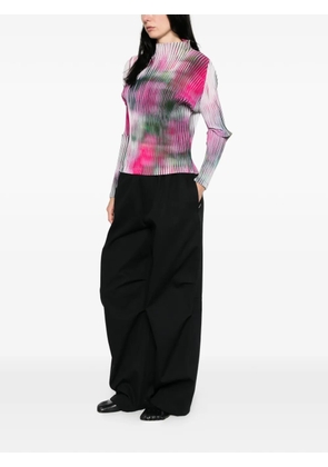 Issey Miyake obscure pleats top - Pink
