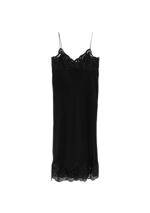 Ermanno Scervino lace-panel midi dress - Black