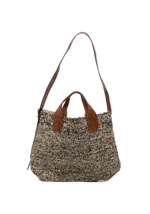 IBELIV raffia tote bag - Black