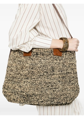 IBELIV raffia tote bag - Black