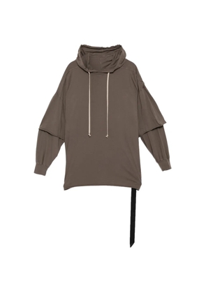 Rick Owens DRKSHDW Tommy Hustler hoodie - Brown