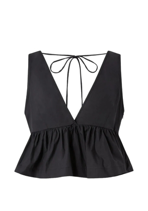 PINKO V-neck tie-fastening top - Black