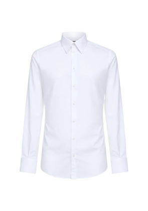 Dolce & Gabbana button tailored collar shirt - White