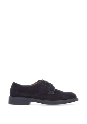 Doucal's suede lace-up shoes - Blue