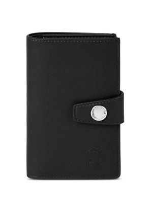 Brunello Cucinelli leather zipper wallet - Black