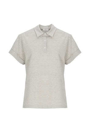 Peserico striped polo shirt - Neutrals