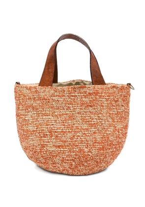 IBELIV Mirozy raffia handles tote bag - Orange