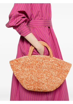 IBELIV woven raffia tote bag - Orange
