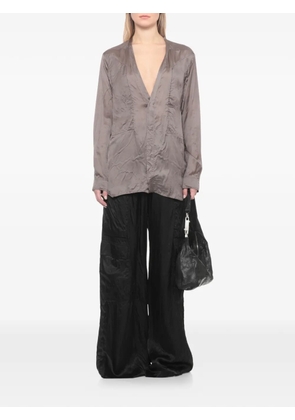 Rick Owens long-sleeve shirt - Grey